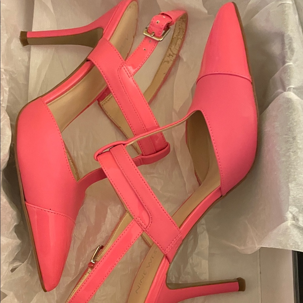 Nine West Vibrant Pink Heels
